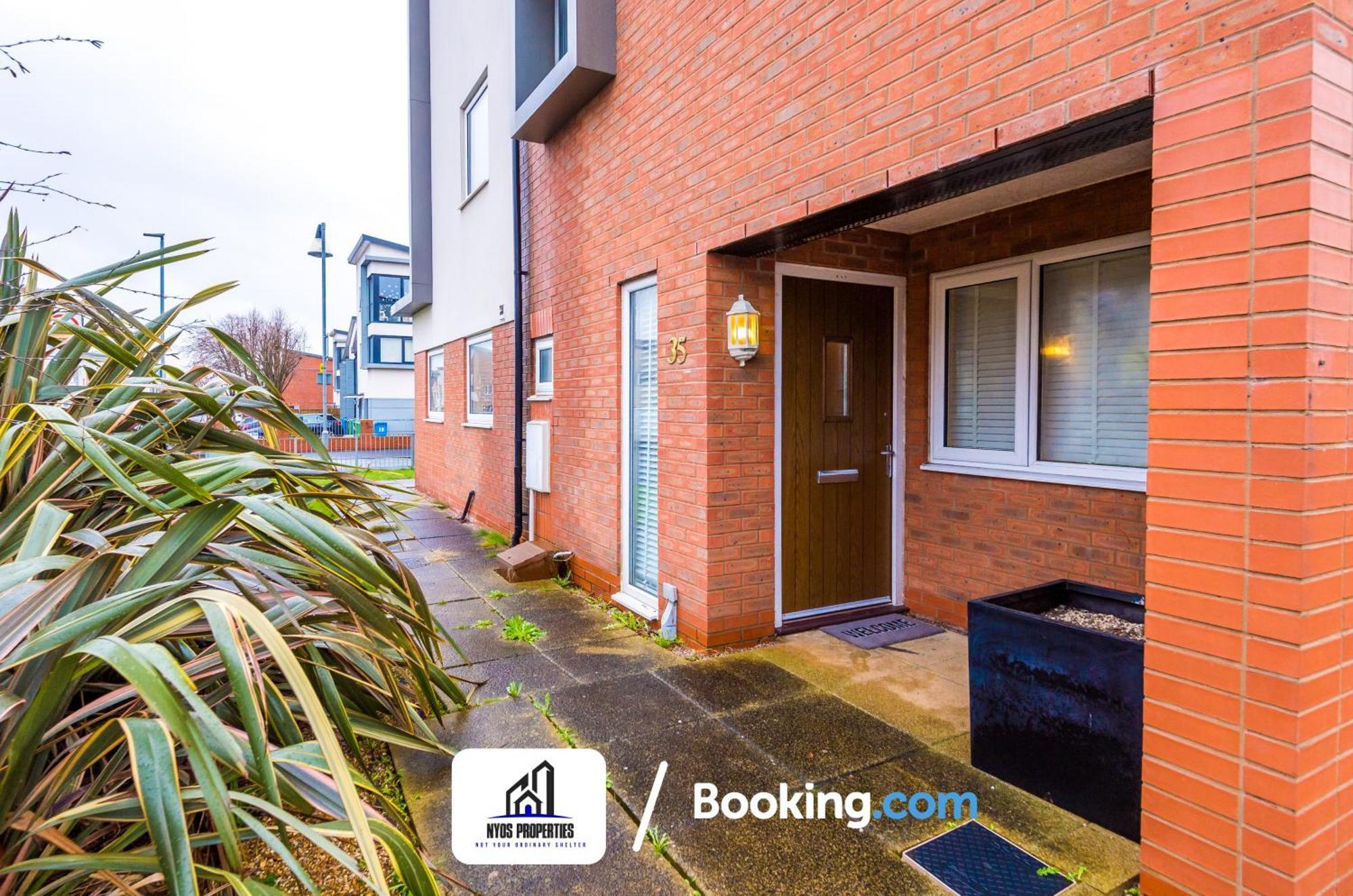 3 Bedroom House By Nyos Properties Short Lets & Serviced Accommodation Manchester With Parking Exterior foto